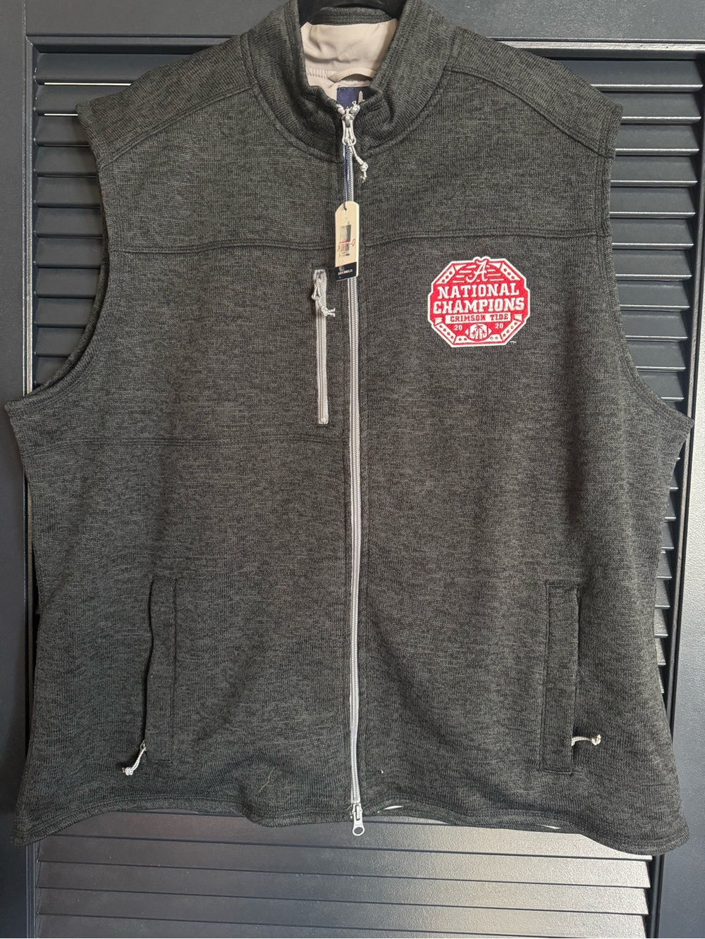 NWT Johnnie-O Alabama 2020 National Champions Vest XXL